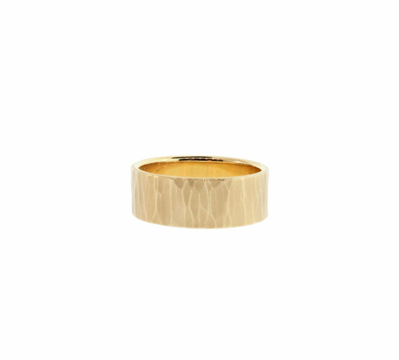Wide Metolious Gold Ring