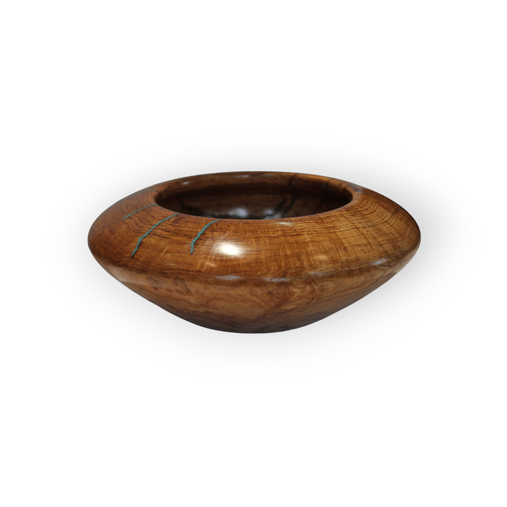 Apple And Turquoise Bowl