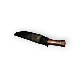 Coolibah Burl Handle Damascus Knife