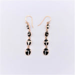 Black and White 4 Drop Earrings
