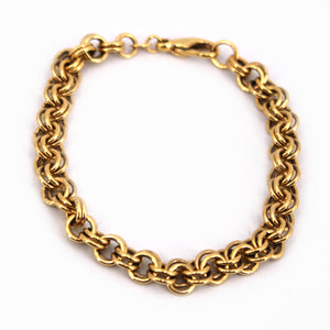 Twin Link Gold Bracelet