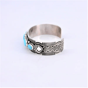 Five Stone Turquoise Cuff