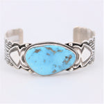 Morenci Turquoise Tooled Cuff