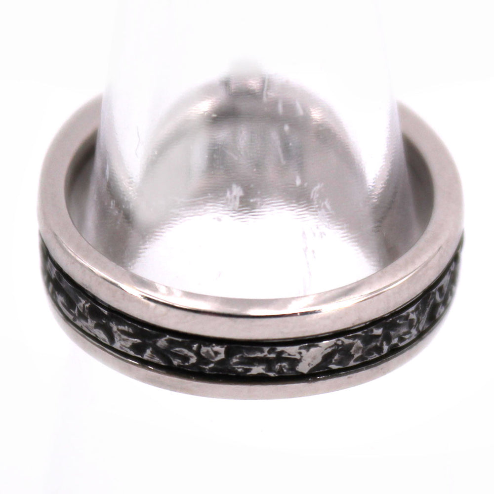 Platinum and Baguette Cut Diamond Ring