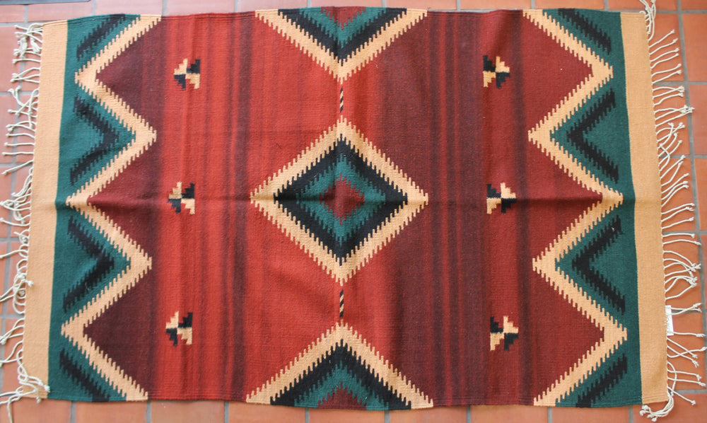 Large Zapotec Handwoven Rug