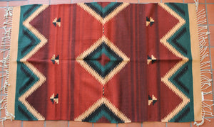 Large Zapotec Handwoven Rug