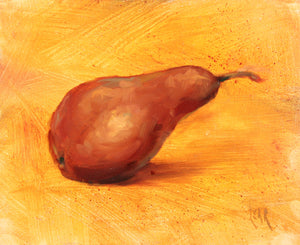 "Pear" Oil Painting by Phil Lear
