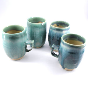 Blue Green Ceramic Mug
