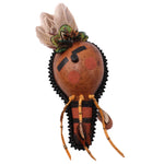 Little Hummingbird Usoi Walela" Gourd Mask by Marsha Norton