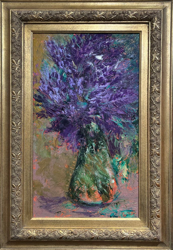 "French Lavender Bouquet" Original Oil Painting by PJ Garoutte