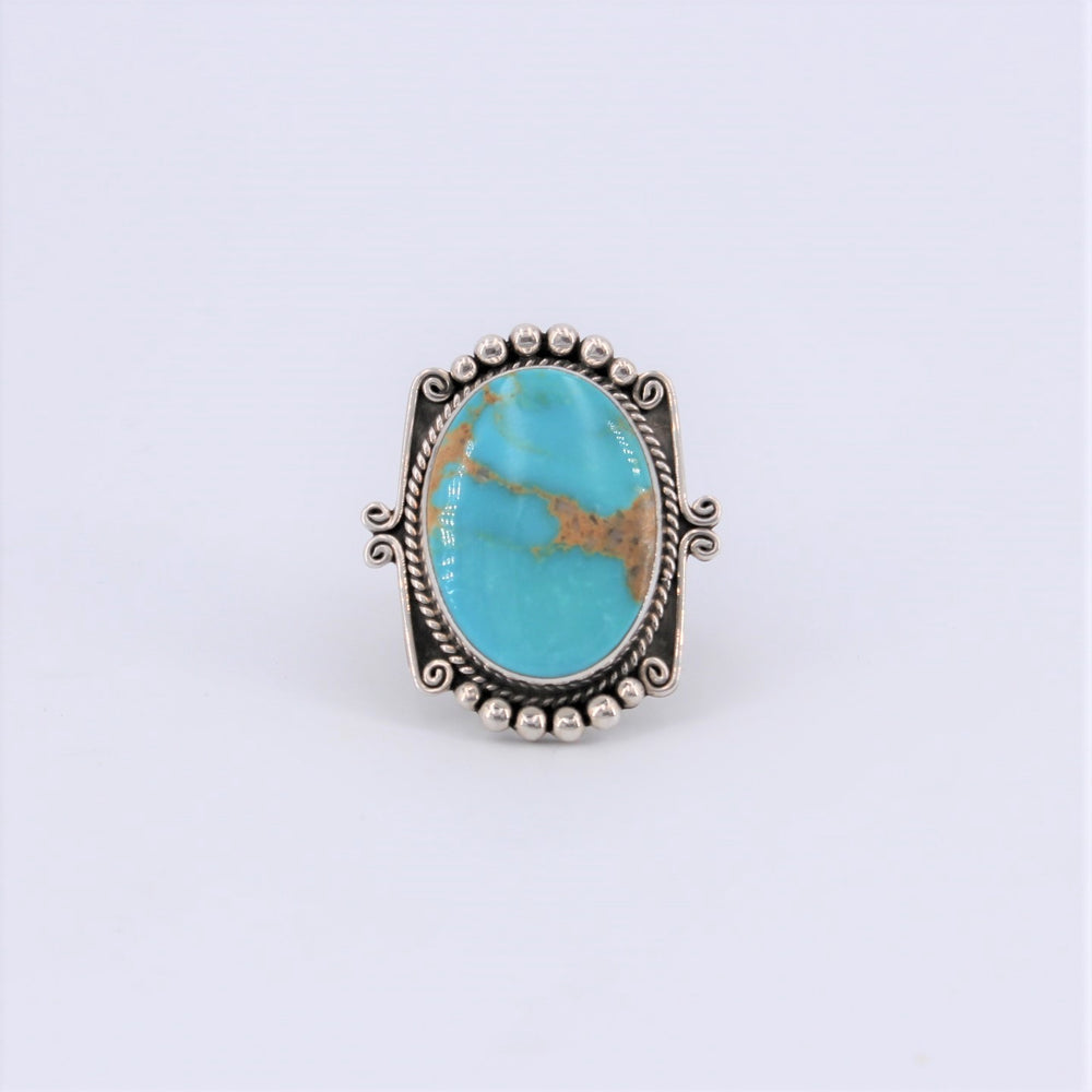 Turquoise 'Picture Frame' Ring