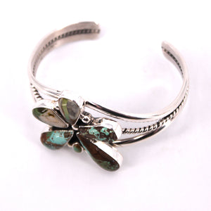 Flower Various Turquoise Cuff