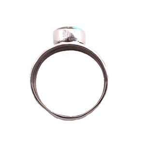 Oval Kingman Ring, size 10.5