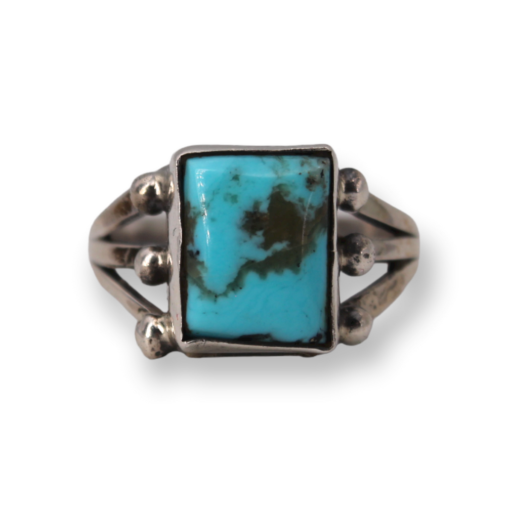 Rectangle Turquoise Ring