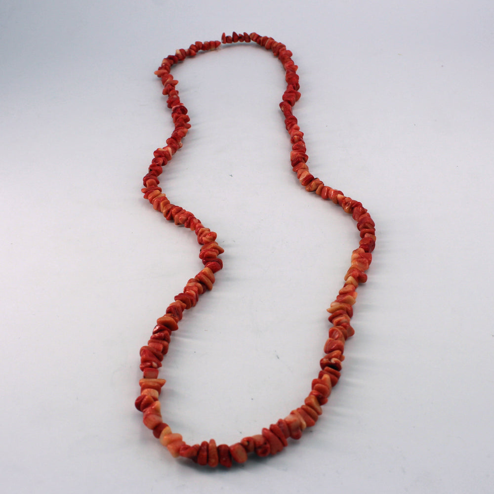 Long Natural Coral Necklace