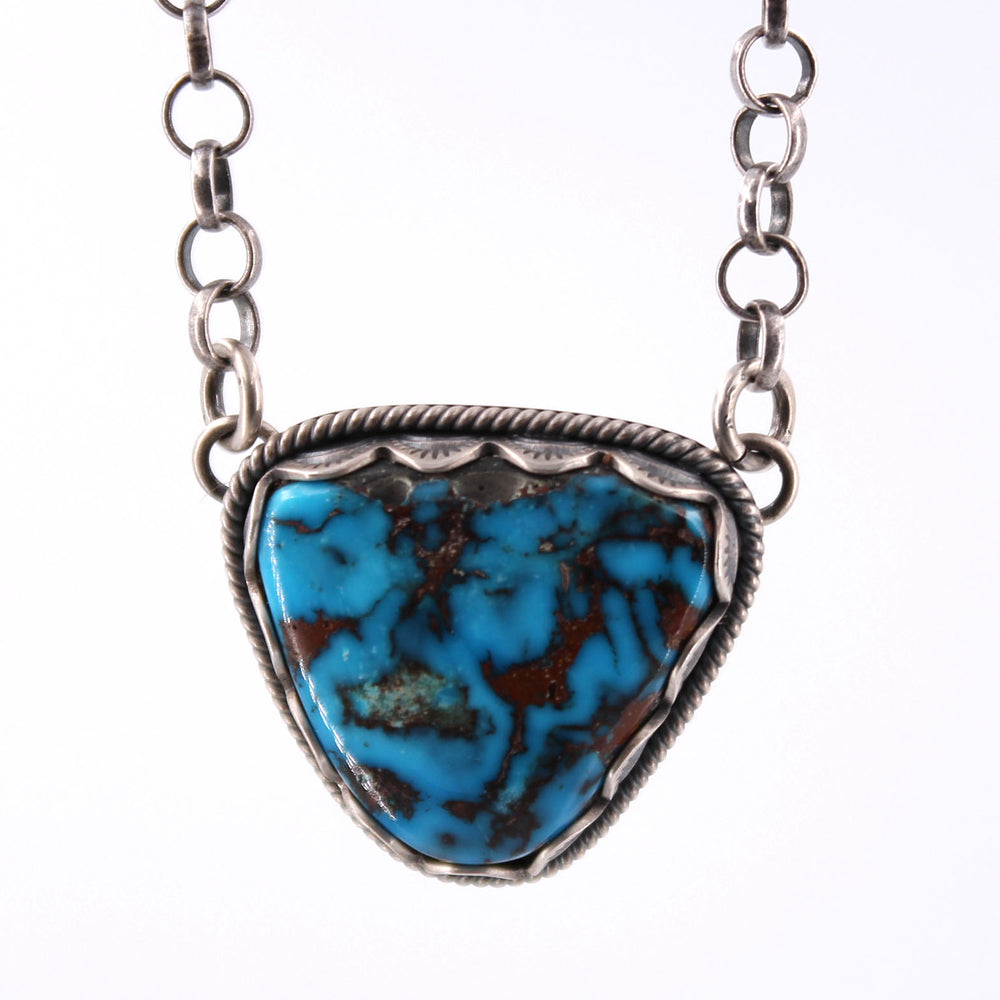 Elgin Tom: Prince Mine Egyptian Turquoise Pendant Necklace