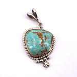 Speckled Blue Turquoise Pendant