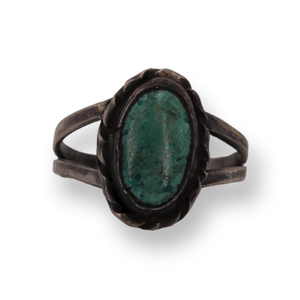 Turquoise Twisted Bezel Ring