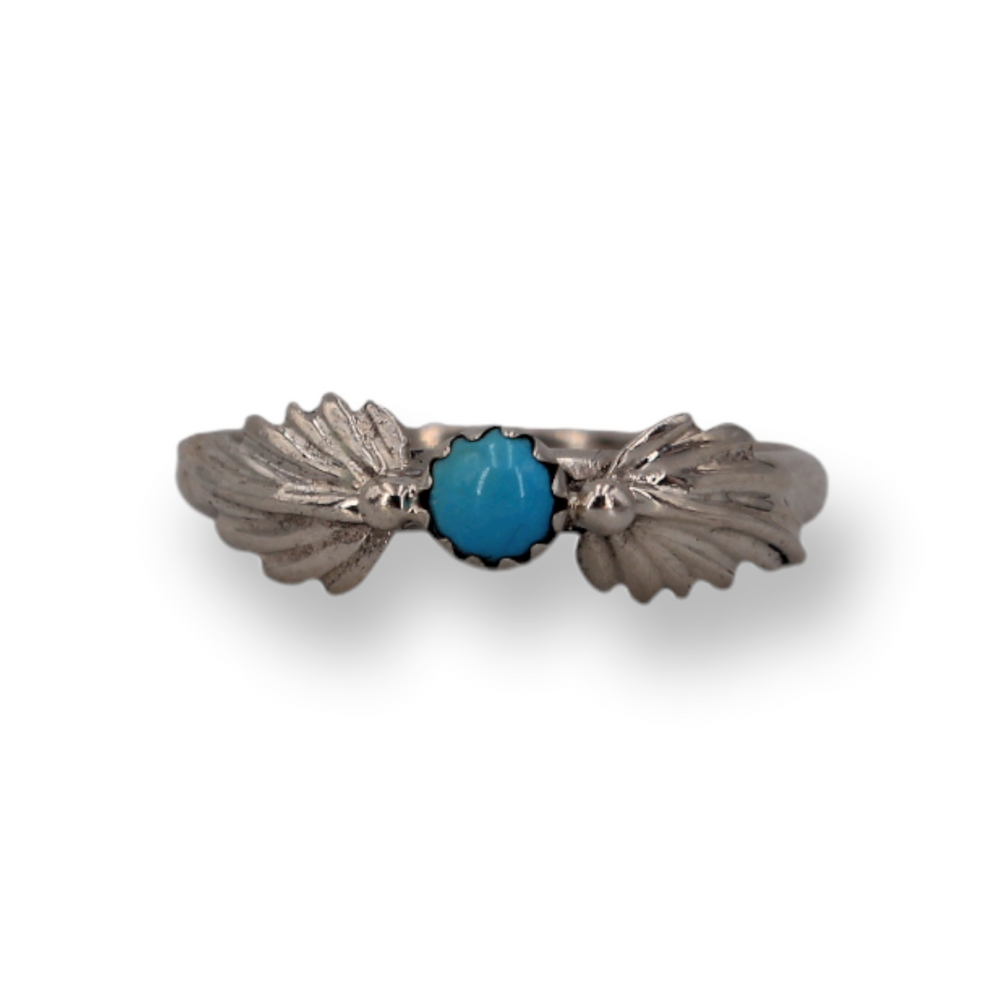 Leaf Turquoise Ring.