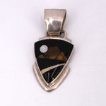 Space Inlay Shield Pendant