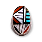 Multi Stone Zuni Inlay Ring