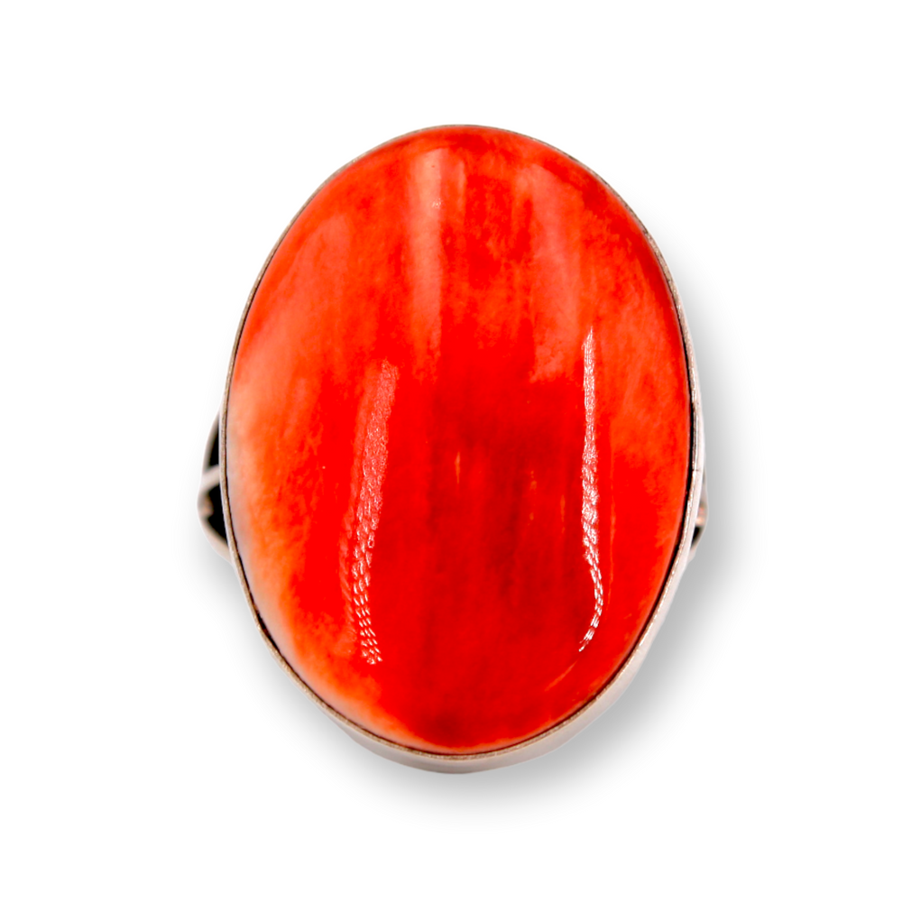 Oval  Red Spiny Oyster Ring