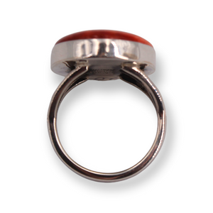Oval  Red Spiny Oyster Ring