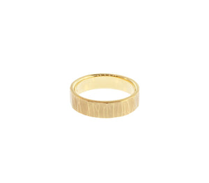Thin Metolious Gold Ring