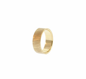 Wide Metolious Gold Ring